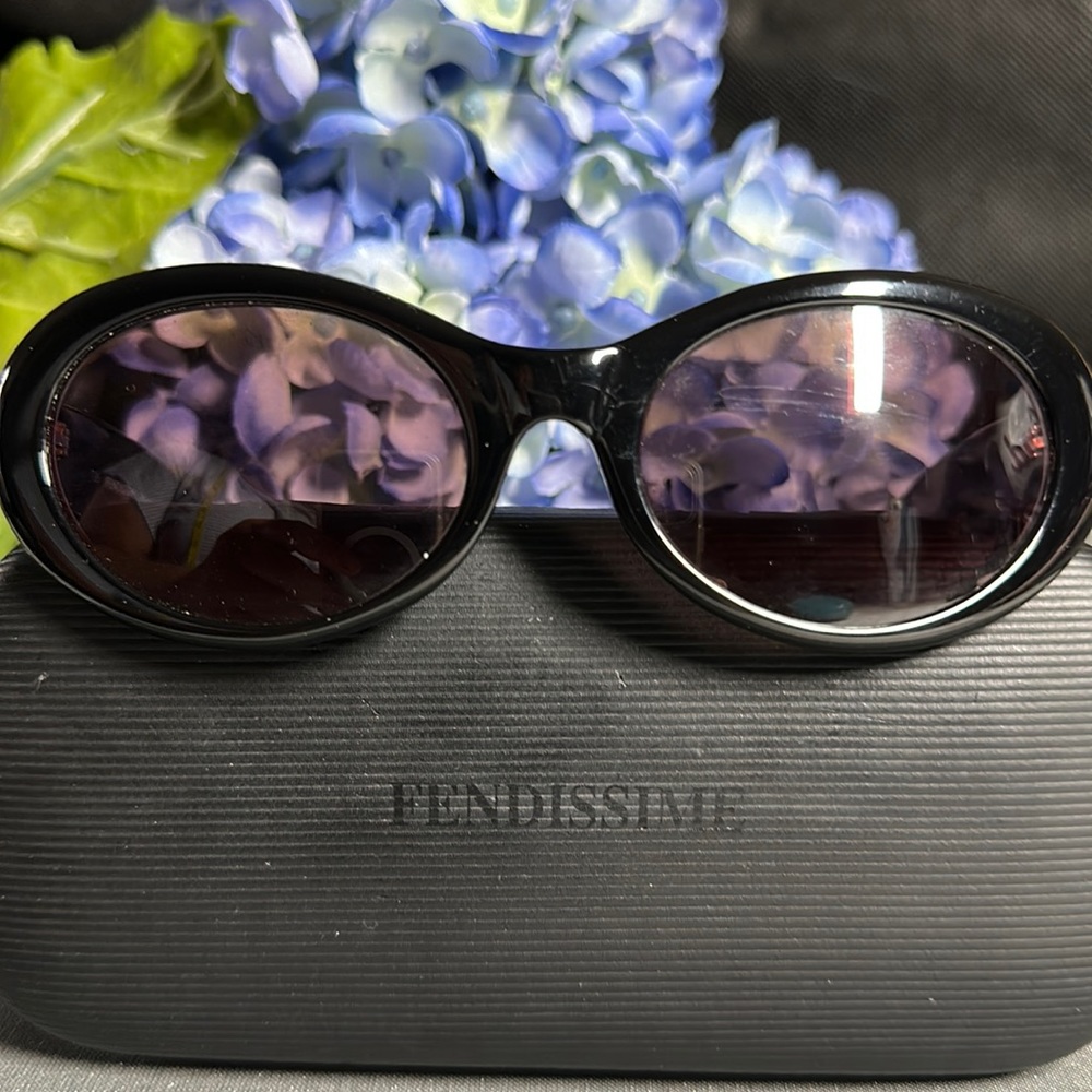 Vintage Fendi Fendissime Classic Black RX Sunglasses - Picture 2 of 13